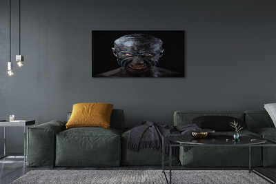 Schilderij canvas Een enge