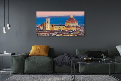 Foto op canvas Italië cathedral panorama night