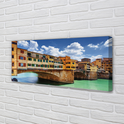 Foto op canvas Italië bruggen riviergebouwen