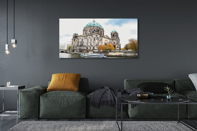 Foto op canvas Kathedraal van duitsland van de rivier de berlijn