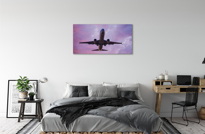 Schilderijen op canvas doek Wolken sky-vliegtuig