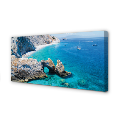 Foto op canvas Griekenland beach sea coast