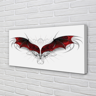 Schilderij canvas Dragon wings