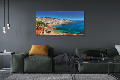 Foto op canvas Spanje beach city coast