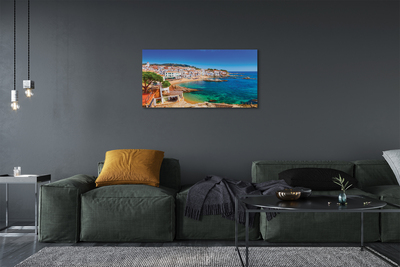 Foto op canvas Spanje beach city coast