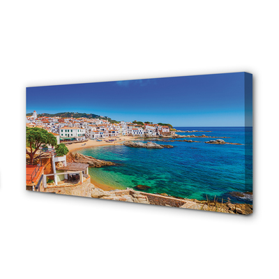 Foto op canvas Spanje beach city coast