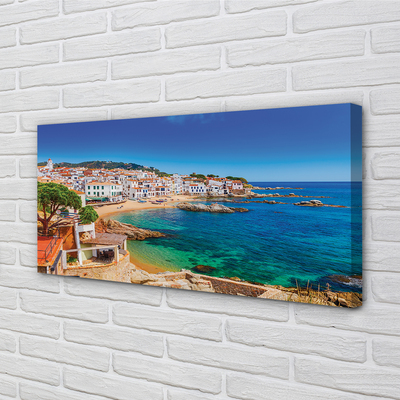 Foto op canvas Spanje beach city coast