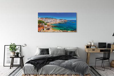 Foto op canvas Spanje beach city coast