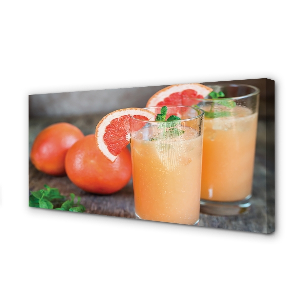 Canvas doek foto Grapefruit cocktail