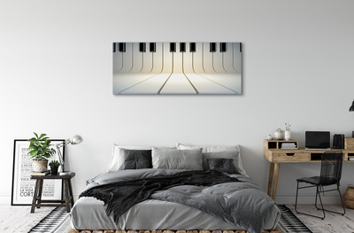Canvas doek foto Piano toetsen