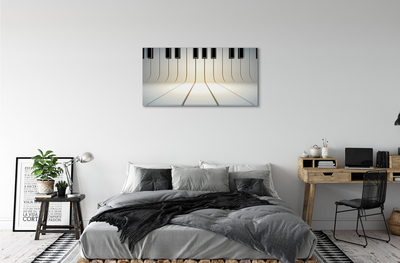 Canvas doek foto Piano toetsen