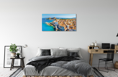 Foto op canvas Griekenland zee city coast