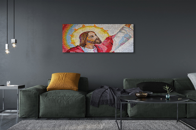 Schilderij op canvas Mozaïek jezus