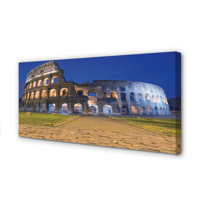 Foto op canvas Rome sunset colosseum