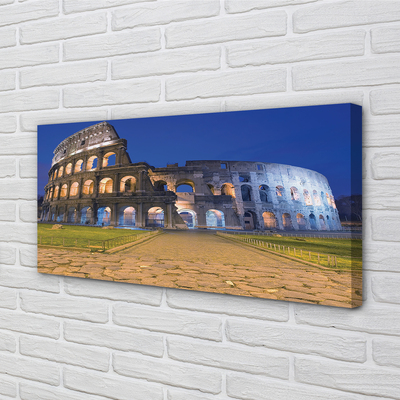 Foto op canvas Rome sunset colosseum