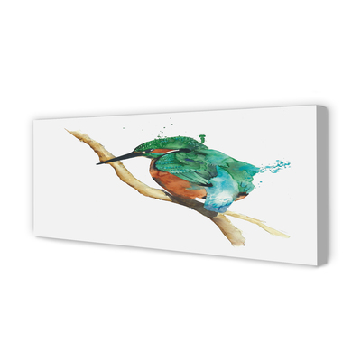 Foto op canvas Kleurrijk geschilderde papegaai