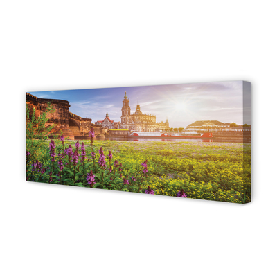 Foto op canvas Duitsland sunrise river