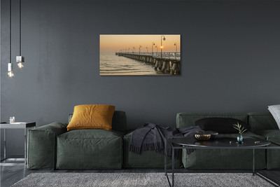 Foto op canvas Gdańsk sea pier