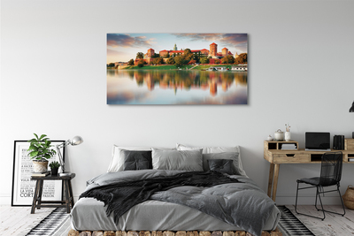Foto op canvas Crackow castle river