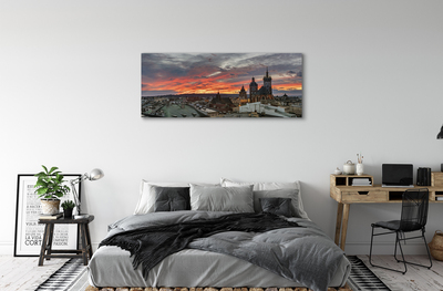 Foto op canvas Krakow sunset panorama