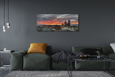 Foto op canvas Krakow sunset panorama