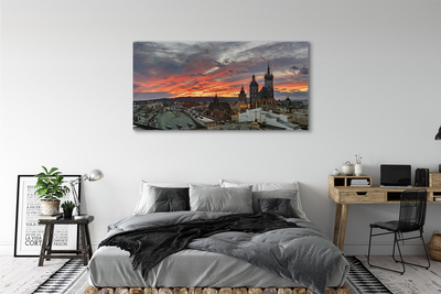 Foto op canvas Krakow sunset panorama