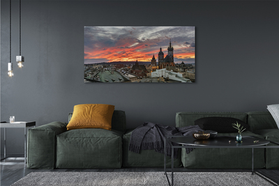 Foto op canvas Krakow sunset panorama