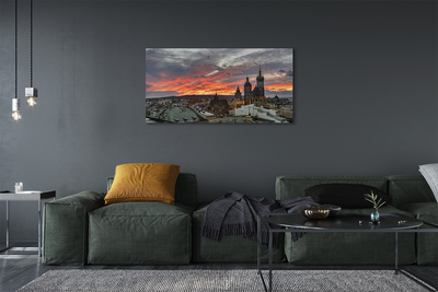 Foto op canvas Krakow sunset panorama