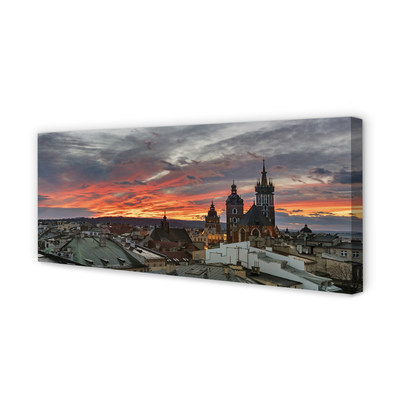 Foto op canvas Krakow sunset panorama