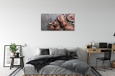Schilderij op canvas Chocolade snoepjes konijn
