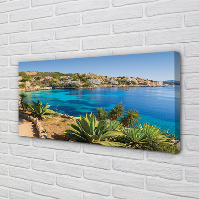 Foto op canvas Spanje coast city sea