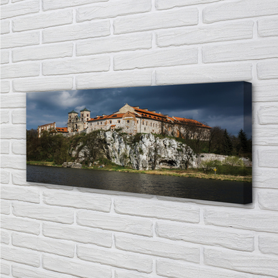 Foto op canvas Crackow river castle