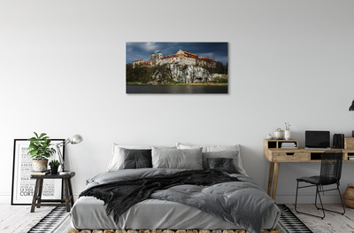 Foto op canvas Crackow river castle