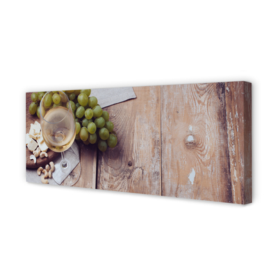 Canvas doek foto Glas druivennoten