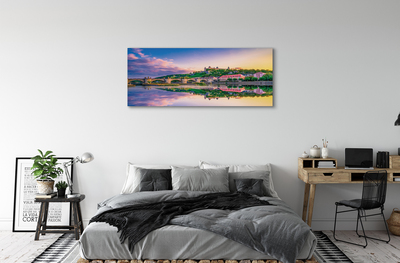 Foto op canvas Duitsland zonsondergang rivier