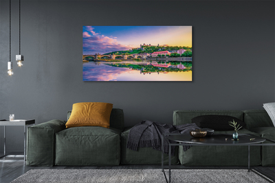 Foto op canvas Duitsland zonsondergang rivier