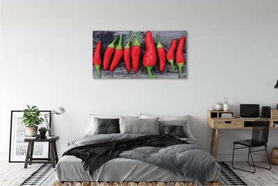 Canvas doek foto Rode peper