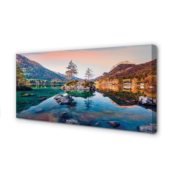 Foto op canvas Duitsland mountains alpen autumn lake