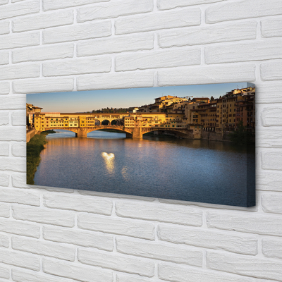 Foto op canvas Italië sunrise bridges