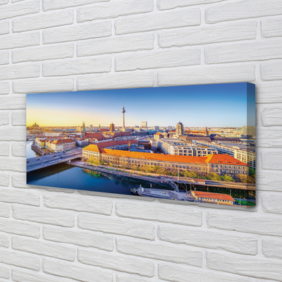 Foto op canvas Duitsland berlijn river bridges