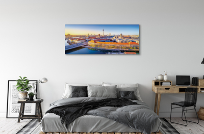 Foto op canvas Duitsland berlijn river bridges