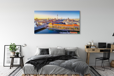 Foto op canvas Duitsland berlijn river bridges