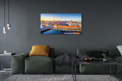 Foto op canvas Duitsland berlijn river bridges