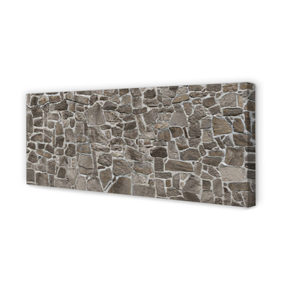Print op doek Steen betonnen baksteen