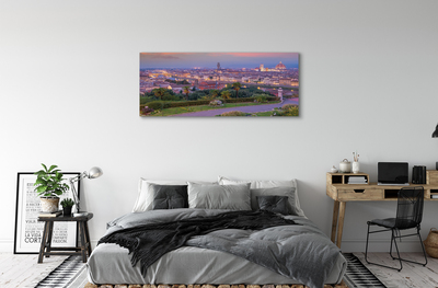 Foto op canvas Italië panorama-rivier