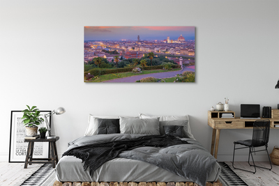 Foto op canvas Italië panorama-rivier