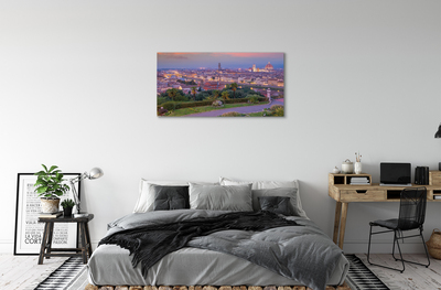 Foto op canvas Italië panorama-rivier