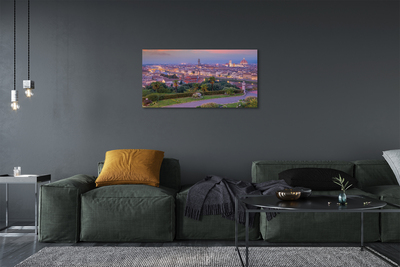 Foto op canvas Italië panorama-rivier