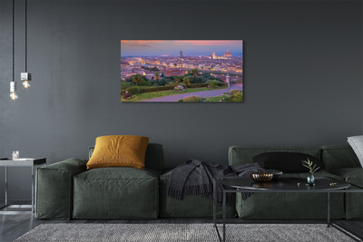 Foto op canvas Italië panorama-rivier