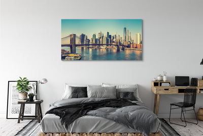 Foto op canvas Panorama bridge river